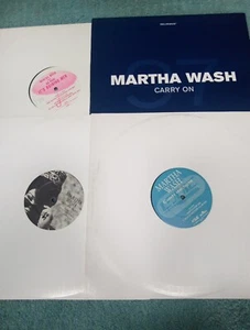 Martha Wash 12" Vinyl Promo Collection 4x Discs Raining Men Carry On 12 Mixes - Picture 1 of 9