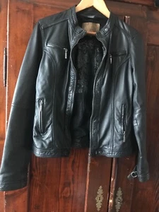 Oakwood Lederjacke,Nappaleder,Schafleder,Damen,Gr.M,schwarz - Bild 1 von 17