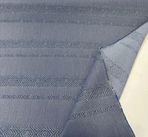 Sunbrella Sash Denim Blue Upholstery Outdoor Performance Fabric By the yard - Picture 1 of 5