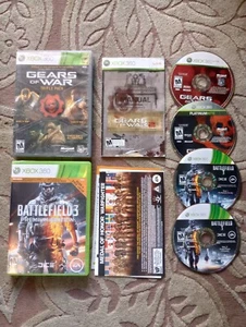 Gears of War Triple Pack With Manual Xbox 360 Battlefield 3 / Xbox 360 Game Lot - Picture 1 of 4