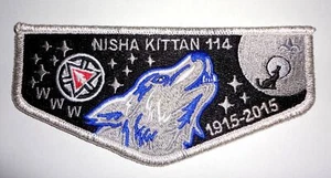 Nisha Kittan Lodge 114 Centennial OA Flap - Lewis & Clark Council - Picture 1 of 1