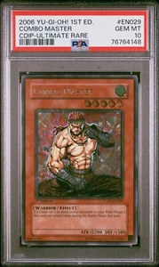 YUGIOH PSA 10 Combo Master CDIP-EN029 Ultimate Rare 1st Edition *4148 - Picture 1 of 3