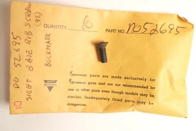 Base de mira trasera Browning Buckmark tornillo acanalado mate 52695B Foto 1 de 2