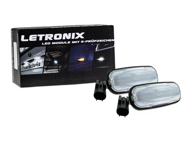 LETRONIX LED Seitenblinker Blinker Klar Silber Land Rover Defender 1983-2016 - Bild 1 von 3