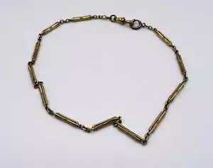 Vintage 1/10 Gold Filled Pocket Watch Chain Intricate Links - Picture 1 of 8