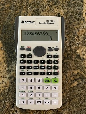 Datexx DS-700-2 Scientific Calculator 224 Functions w/Cover - Image 1 of 2