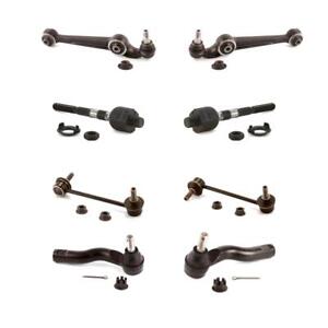 For Ford Fusion Mercury Front Control Arm Ball Joint Tie Rod End Link Kit (8Pc) 