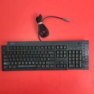Vintage IBM Keyboard | Black | Full Size | Wired | PS/2 - Picture 1 of 8