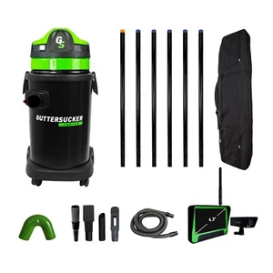 Guttersucker Junior Gutter Vacuum & Live Inspection Camera - 6 Pole Package. - Picture 1 of 8