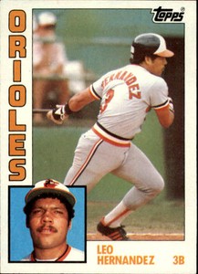 1984 Topps Baseball #71 Leo Hernandez