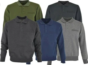 Sudadera para hombre cuello cuello bolsillo pecho - Imagen 1 de 34