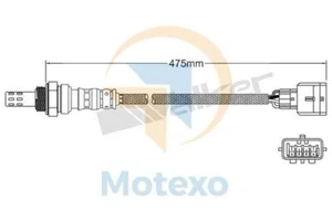 Walker 250-241101 Sonda Lambda O2 Sensor 4-Wire - Imagen 1 de 1
