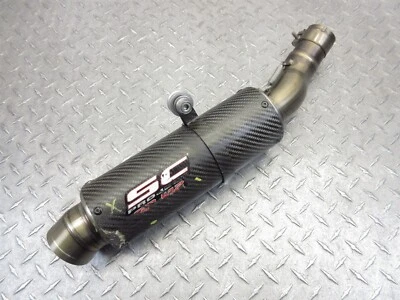 2014 13-16 Triumph 1050 Speed Triple R SC Project Exhaust Pipe Tube Muffler - Image 1 of 4