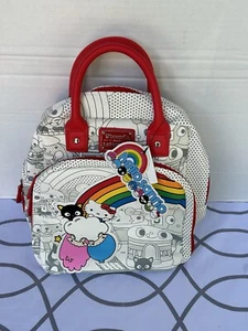 Rarissima borsa zaino Loungefly Loves Hello Kitty Sanrio nuova con etichetta Kitty - Foto 1 di 11