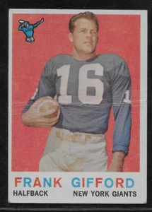 1959 Topps #20 Frank Gifford New York Giants-Nice! - Picture 1 of 2