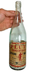 Antique Pluto Devil Water Bottle French Lick Indiana Devil Logo w/ Label Quack