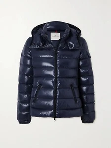 Pre-owned $870 Authentic MONCLER Bady Kids Navy Blue Down Puffer Jacket Sz 10 - Picture 1 of 11