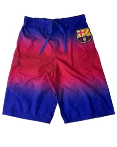 Boy's Barcelona Board Shorts, Licensed Barcelona Quick Dry Swim Shorts - Picture 1 of 4