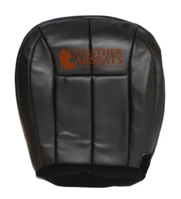 99-04 Para Jeep Grand Cherokee Parte inferior del conductor OEM Cubierta de asiento de cuero, Gris Oscuro Foto 1 de 4