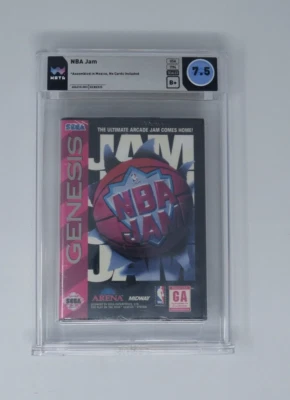 New Original NBA JAM Sega Genesis Factory Sealed Video Game! Wata 7.5 B+ Graded - Image 1 of 4