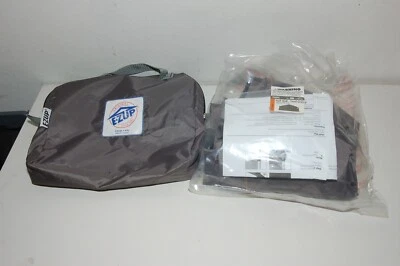 EZ Up Canopy Half Wall, Steel Gray, Angle Leg, 10' - Image 1 of 2