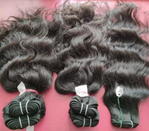 Human Hair Weave Unprocessed Virgin Remy Sew in Hair Bundles 18 Inch 100g - Picture 1 of 5