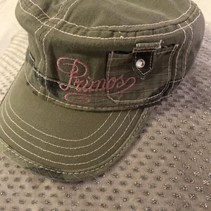 Womens Camo Military Baseball Style Hat “Primos”  Cotton 5 Panel Cap Adjustable - Picture 1 of 9