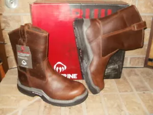 NEW WOLVERINE RAIDER DURASHOCK WELLINGTON COMP TOE BOOT 211129 WATERPRF MSRP$205 - Picture 1 of 6