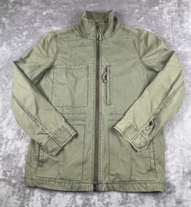 Madewell Utility Jacket Women's Size Large Green Full Zip Pockets Preowned - Picture 1 of 12