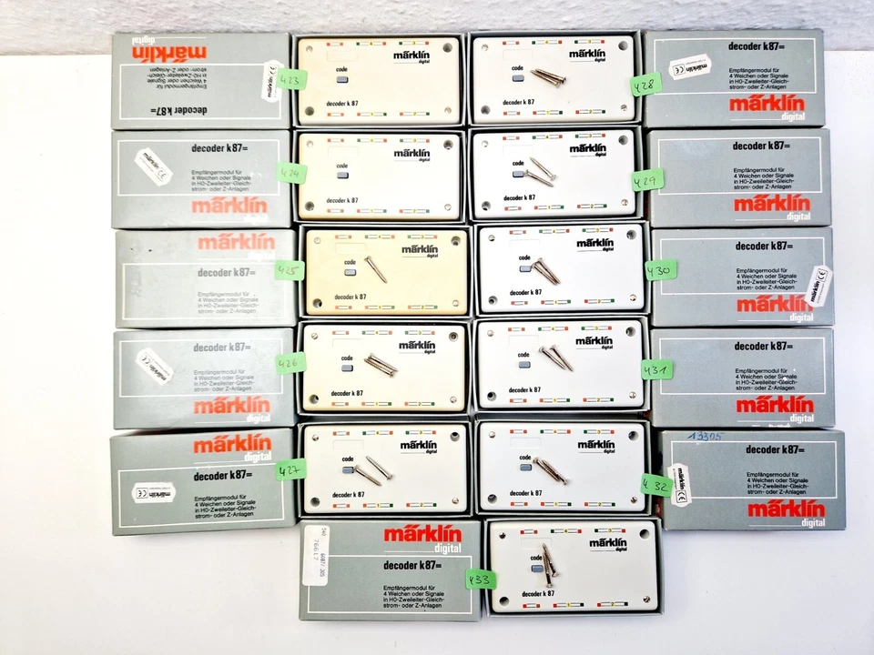 Märklin 6087 Decoder k87 Empfängermodul für 4 Weichen/Signale zur Auswahl - Bild 1 von 1