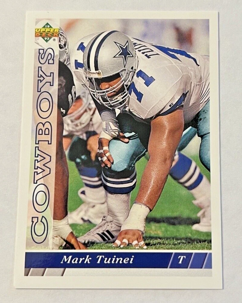 1993 Upper Deck NFL Football Trading Card #D16 Mark Tuinei Dallas Cowboys