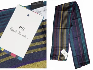 PAUL SMITH Hombre Bufanda seda y Lana PS65 T1G - Imagen 1 de 11