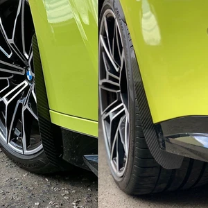 AP DESIGN GLANZ SCHWARZ VORNE+HINTEN SCHMUTZFÄNGER/BOGENSCHUTZ SET FÜR BMW M3 G80 - Bild 1 von 4