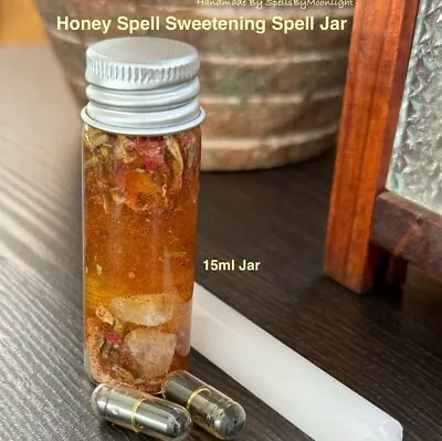 Honey Spell Sweetening Spell Jar Love Spell Jar Sweetner Spell