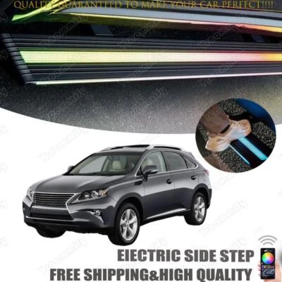 Escalones laterales de estribo de energía eléctrica para estriberas antideslizantes Lexus RX 2010-2015 Foto 1 de 4