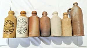 Ginger Beer Bottle Collection x7 incl Ellis Halls Ray Herzogthum Ginger Beer -AF - Picture 1 of 11