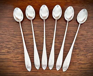 6 seltene antike Sammler I.S. Co. Sterlingsilber Limonade Löffel - 7 1/4" - Bild 1 von 8