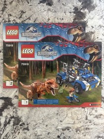 LEGO Jurassic World 75918 Instruction Manual Booklets