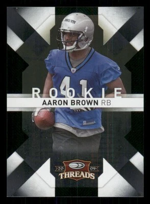 2009 Donruss Threads #101 Aaron Brown RC /999 - Image 1 of 2
