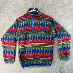 Patagonia Vintage 1996 Synchilla Snap-T Men's Minnehaha Flame Aztec XS - Picture 1 of 9