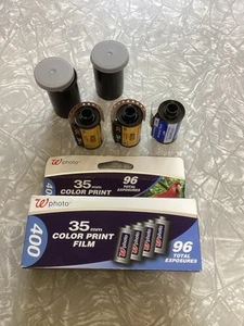 Lot of 7 Expired 35mm Film Rolls - Kodak Fuji Polaroid 100/200/400/800 - Picture 1 of 4