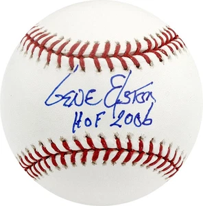Gene Elston Signed Autographed Official ML Baseball Inscribed HOF 2006 PSA - Picture 1 of 2