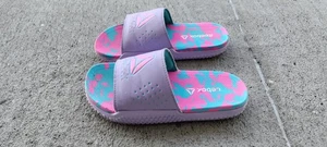Mädchen Reebok Dual Density mehrfarbige Pantoletten, Gr. 1, 28074716 S24, gebraucht!" - Bild 1 von 12