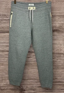 Lucky Brand Grey Label Jogginghose Gr. S dick Fleece grau Sweatpants Reißverschlusstasche - Bild 1 von 7
