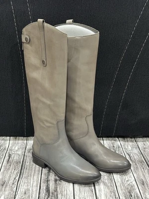 Sam Edelman Mujer Zapatos Penny Botas de Montar Talla 6 W Gris Ombre Cuero Western Foto 1 de 4