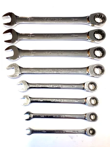 Matco Tools 8 Piece 0° Offset Metric 12 Point Ratcheting Combination Wrench Set - Bild 1 von 10
