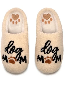 Zapatillas acogedoras para mujer Dog Mom interior/exterior talla S/M 5-8 Living Royal nuevas - Imagen 1 de 2