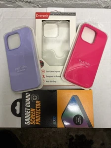 IPHONE 14 PRO CASE BUNDLE + GLASS SCREEN PROTECTOR - BUNDLE - CASE - BUNDLE - Picture 1 of 10