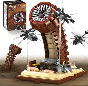 Sandworm Monster Building Blocks Ornithopter Set Toy Birthday Teens 1688Pcs - Picture 1 of 12