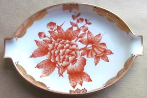 HEREND VICTORIA FORTUNA RUST 7783/VBOH 5⅛" ASHTRAY (11124) - Picture 1 of 2